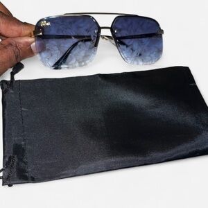 Lacoste Dark Blue Aviator Sunglasses